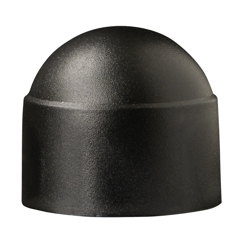 PCHEX12 Black Hexagon Nut Cap To Suit M12 Bolt