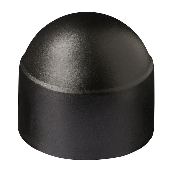 PCHEX12 Black Hexagon Nut Cap To Suit M12 Bolt