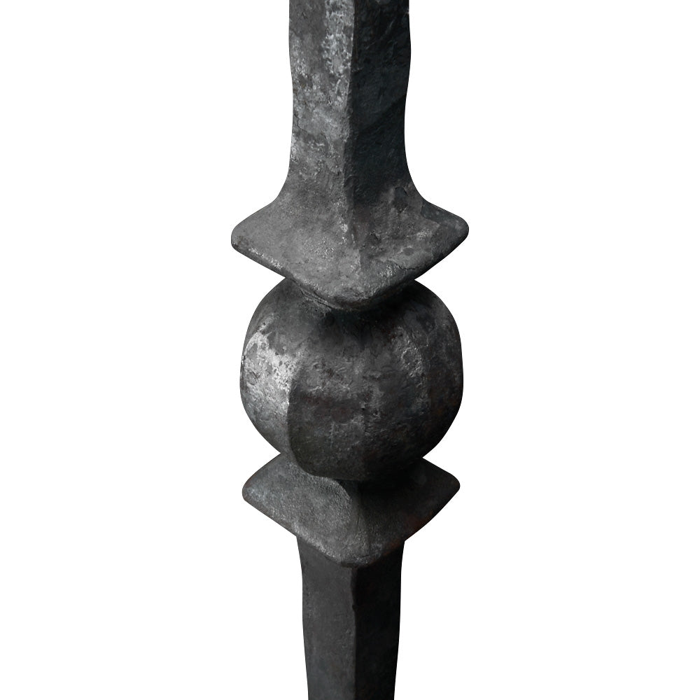 PK14 12mm Hammered Bar Picket Forged Centre 1000mm