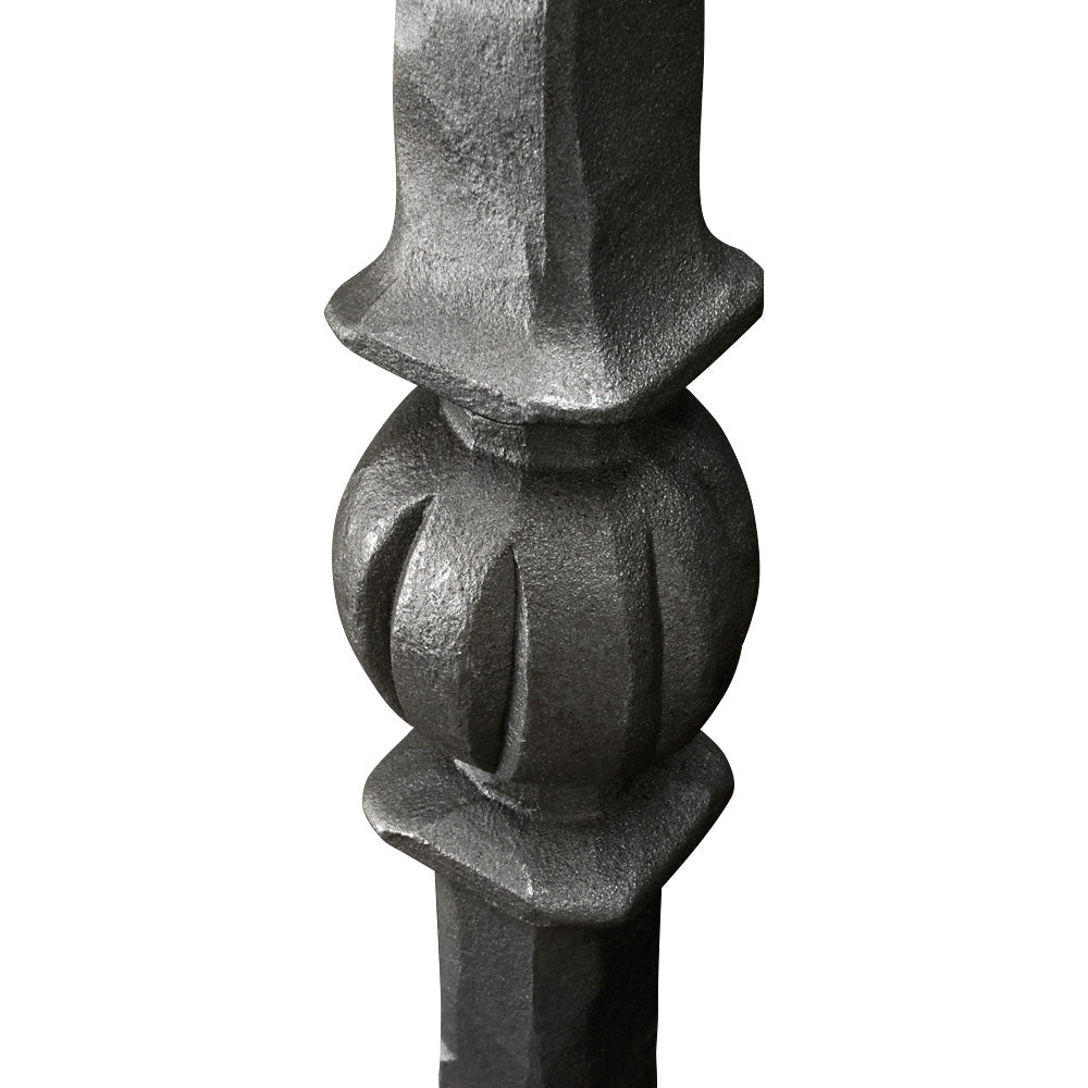 PK47 30mm Hammered Bar Forged Centre Newel Post 1100mm