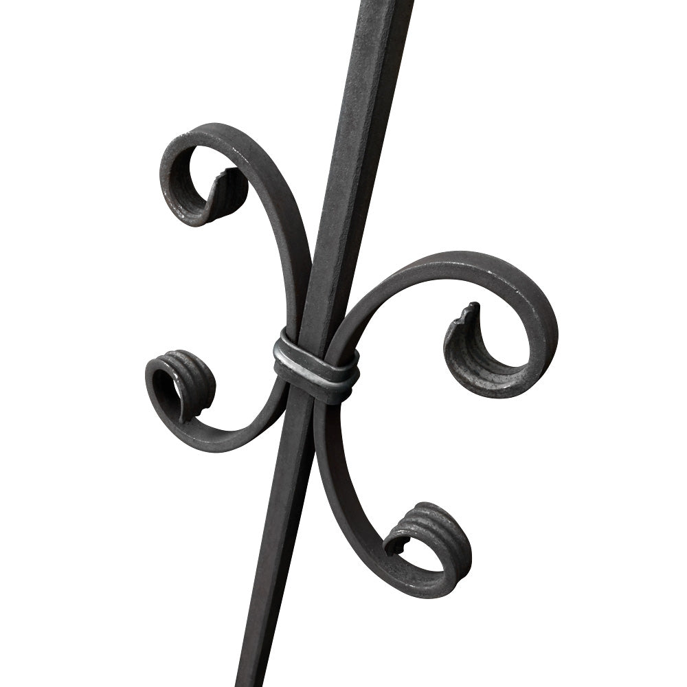 PL25 Double Scroll Panel 165 x 1000mm 12mm Square Bar