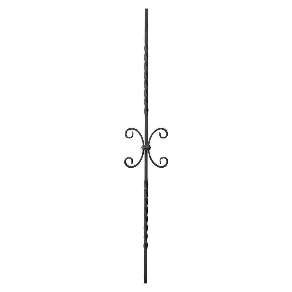 PL33 Panel 165 x 1000mm 12mm Square Twisted Bar