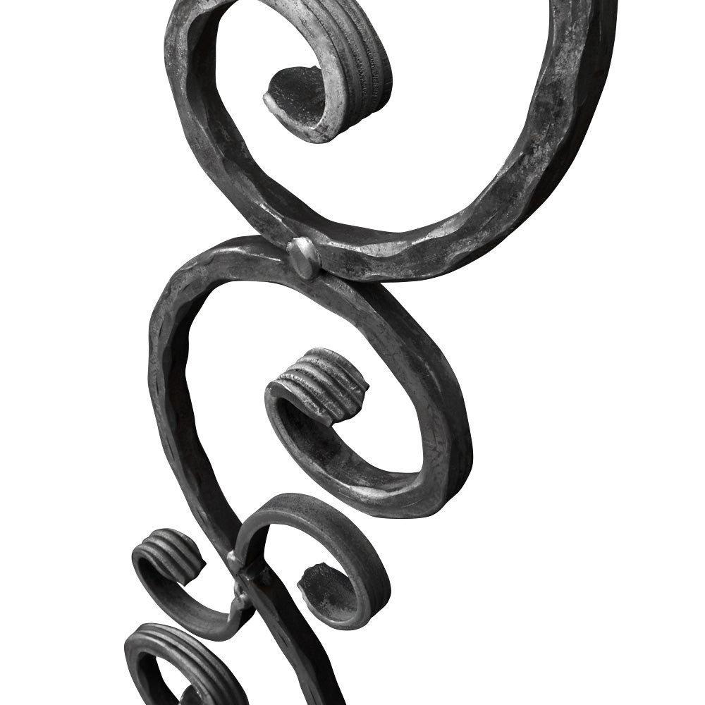 PL5 Panel 120 x 900mm 12mm Square Hammered Bar