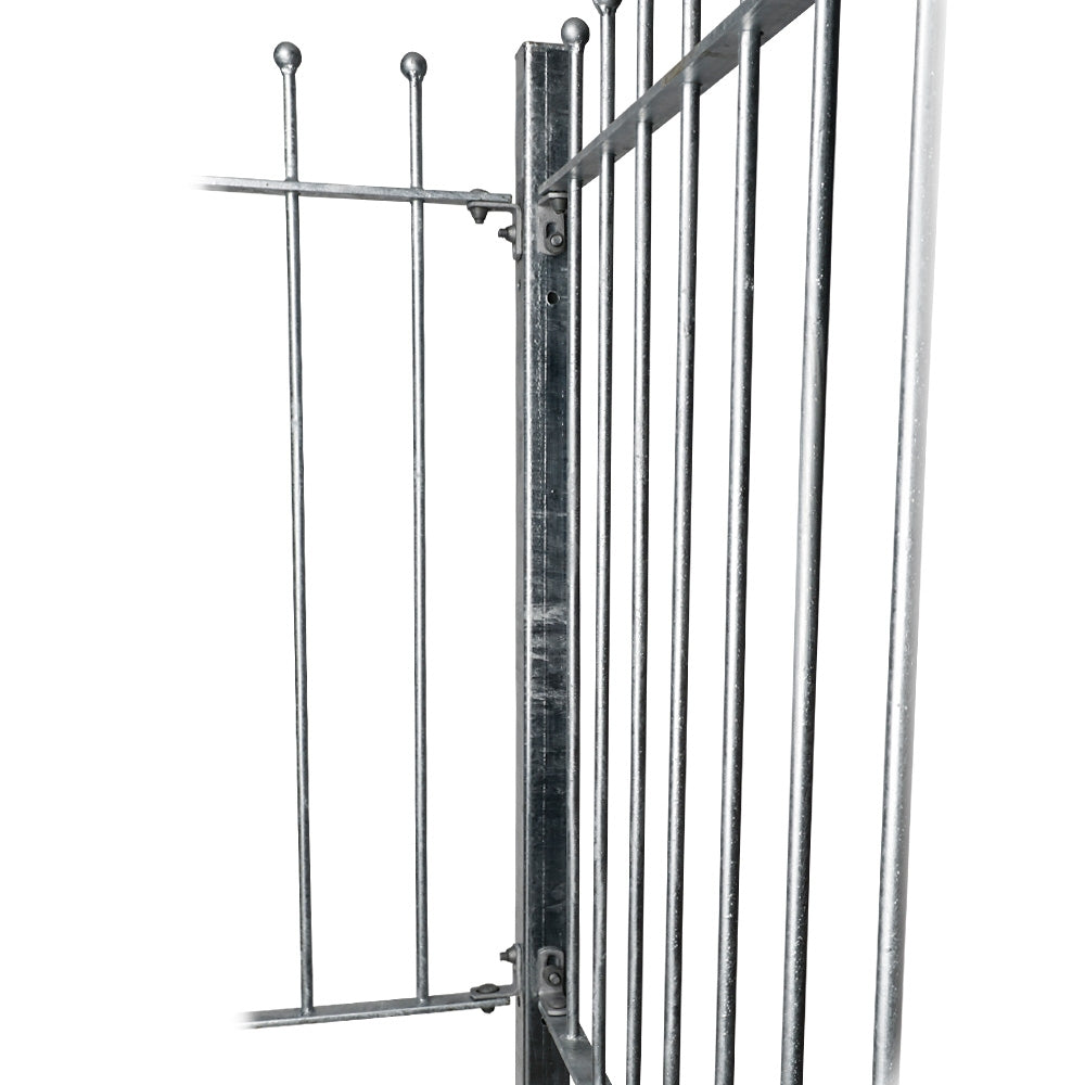 Universal Mild Steel Fence Post To Concrete In 50x50mm