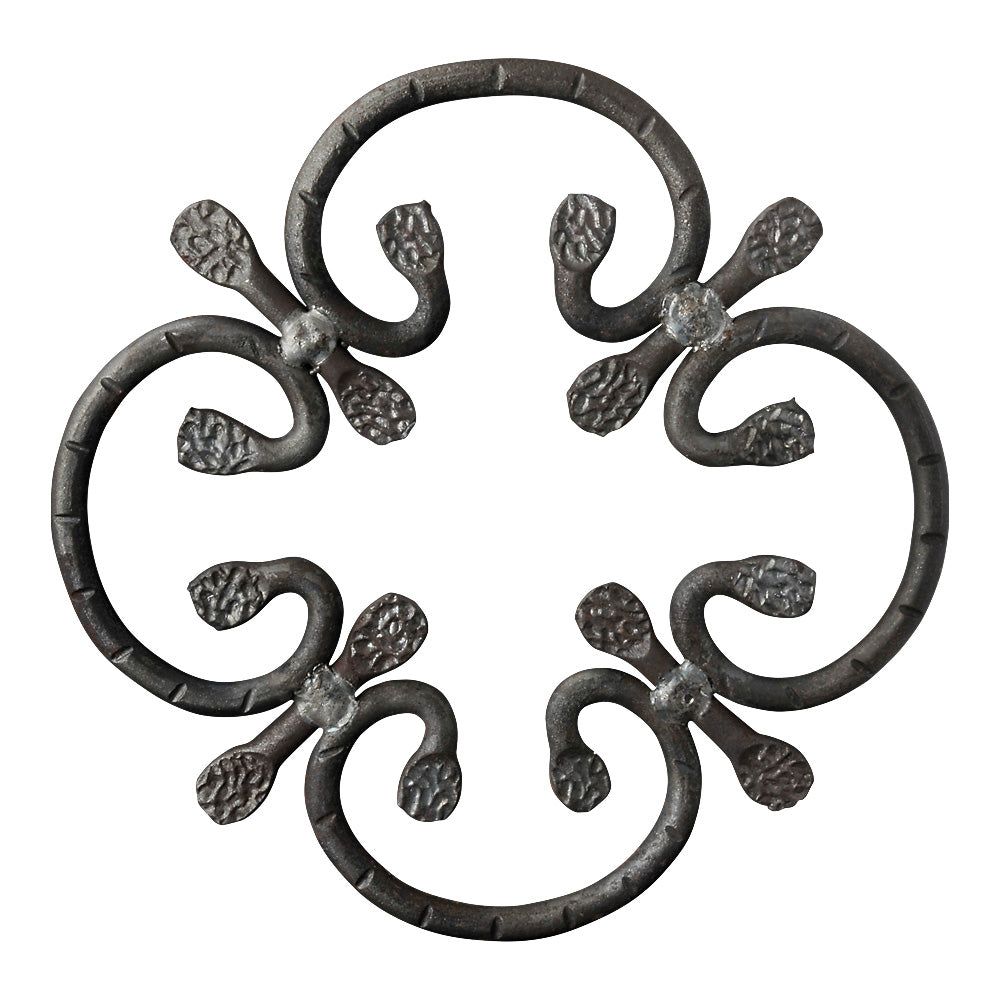 RZ10 Rosette 250mm Diameter 10mm Round Bar