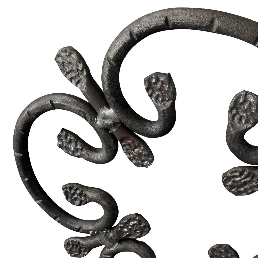 RZ10 Rosette 250mm Diameter 10mm Round Bar
