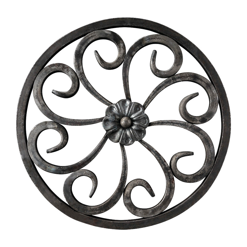 RZ16 Rosette 300mm Diameter 12mm Square Bar