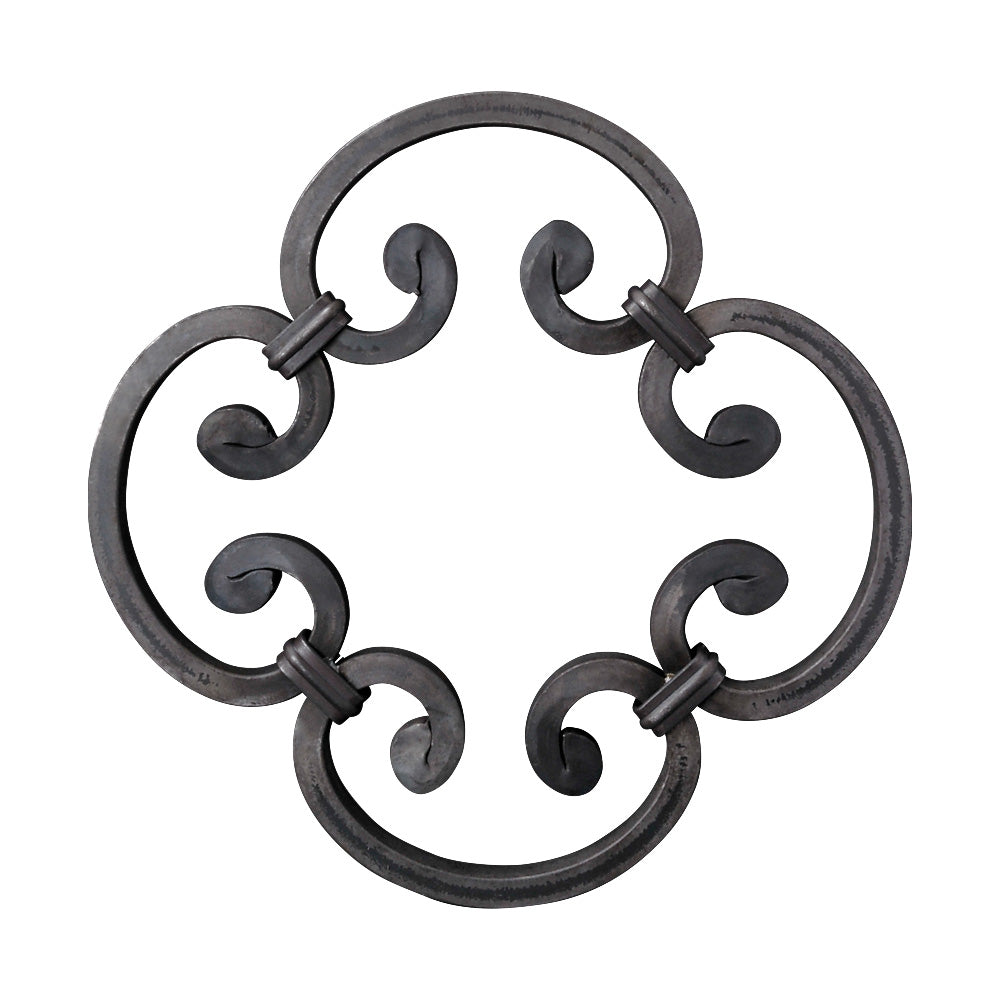 RZ21 Rosette 290mm Diameter 12mm Square Bar