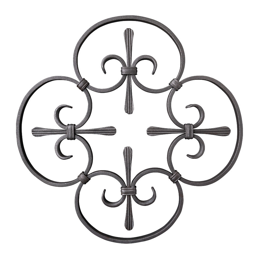 RZ4A Rosette 380mm Diameter 12 x 6mm Flat Bar