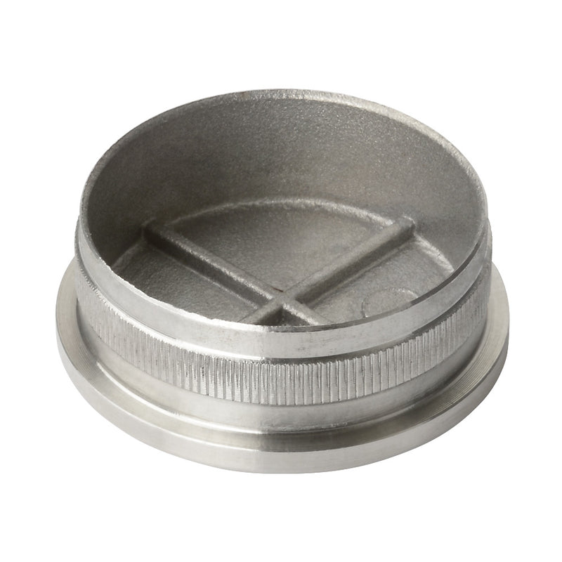 304 Stainless Steel Flat End Cap To Suit 42.4mm x 2mm Tube