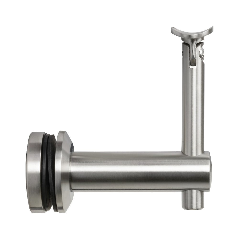 304 Stainless Steel Adjustable Handrail Bracket For Glass To Suit 42.4mm Handrail