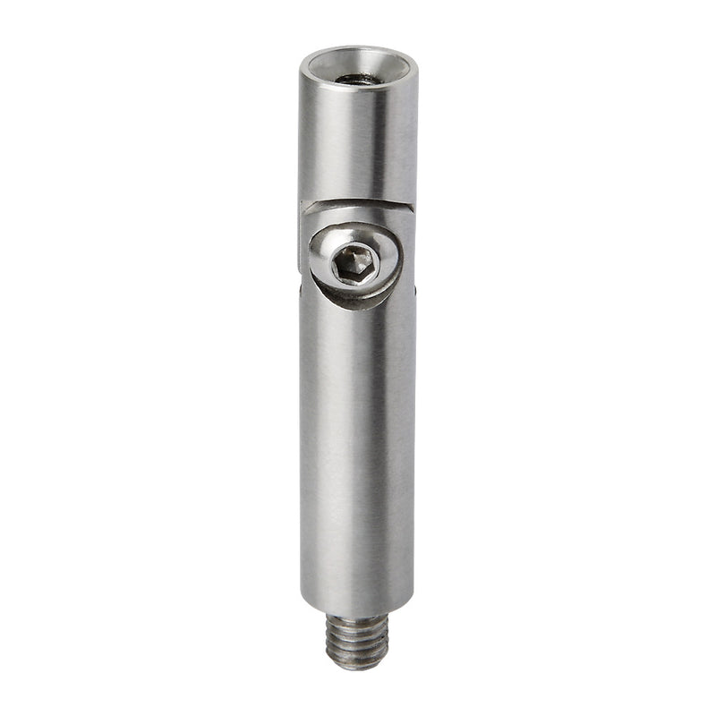 304 Stainless Steel Adjustable Pin 12mm Diameter With M6 Threaded Hole