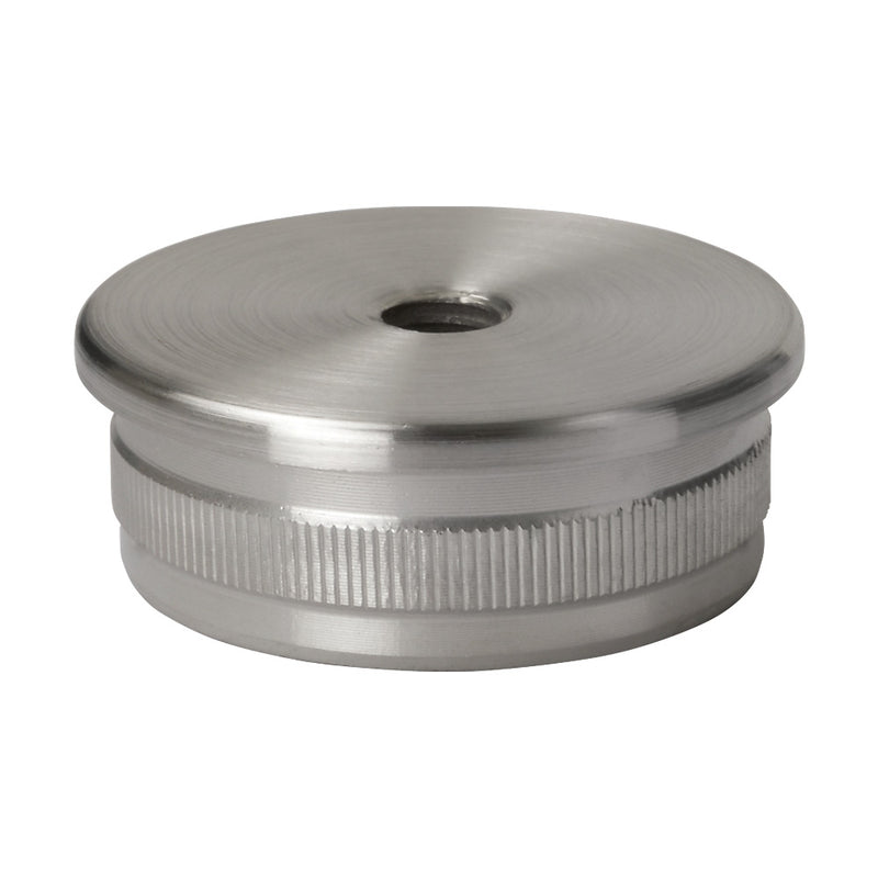304 Flat Tube Base With M8 Threaded Hole To Suit 42.4mm X 2mm Tube