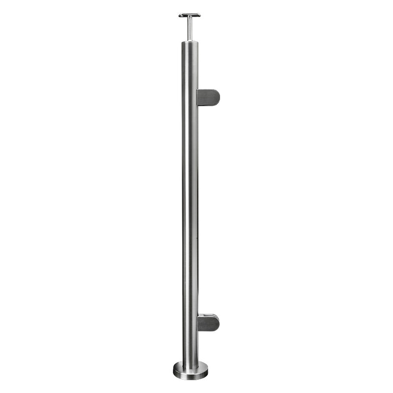 304 Stainless Steel Ready Made Glass Balustrade Kit End Post 48.3mm x 2.0mm