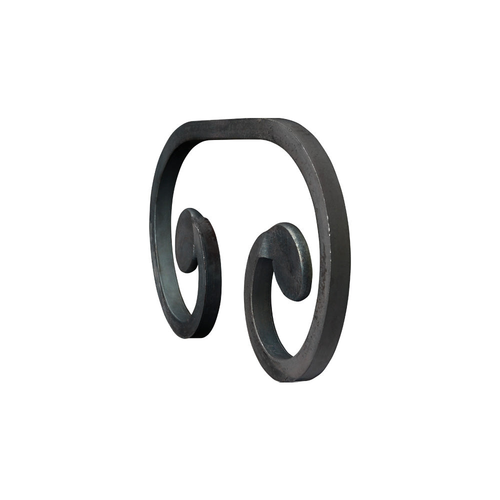 SC3 C Scroll 90 x 180mm 8x8mm Square Bar