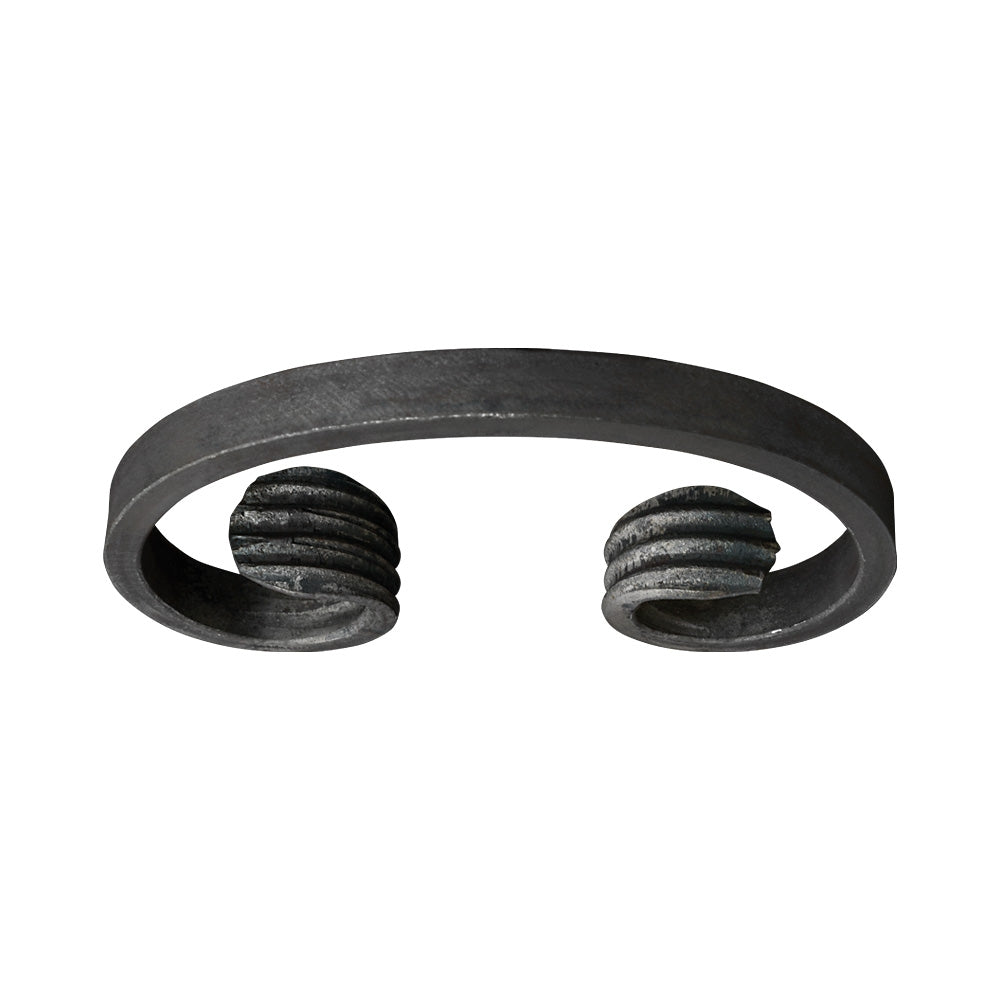 SC42P C Scroll 80 x 125mm 12x6mm Plain Flat Bar