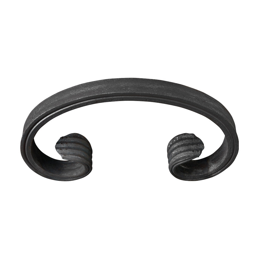 SC47 C Scroll 90 x 160mm 16x8mm Grooved Bar