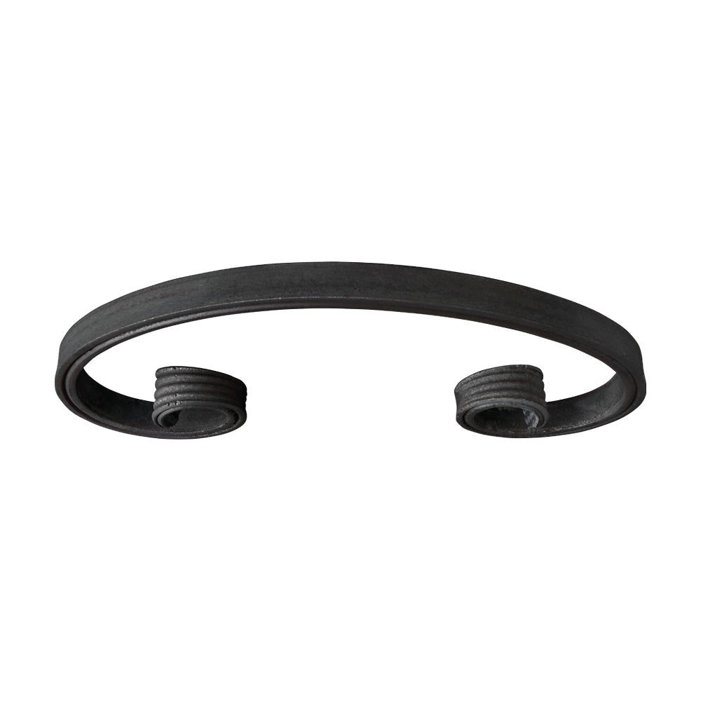 SC48 C Scroll 130 x 240mm 16x8mm Grooved Bar