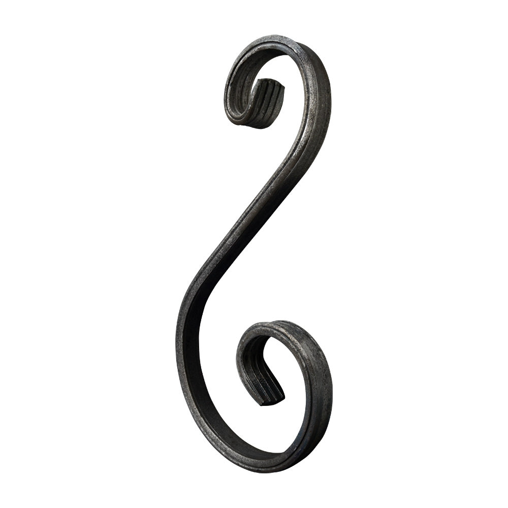 SC50 S Scroll 110 x 245mm 16x8mm Grooved Bar
