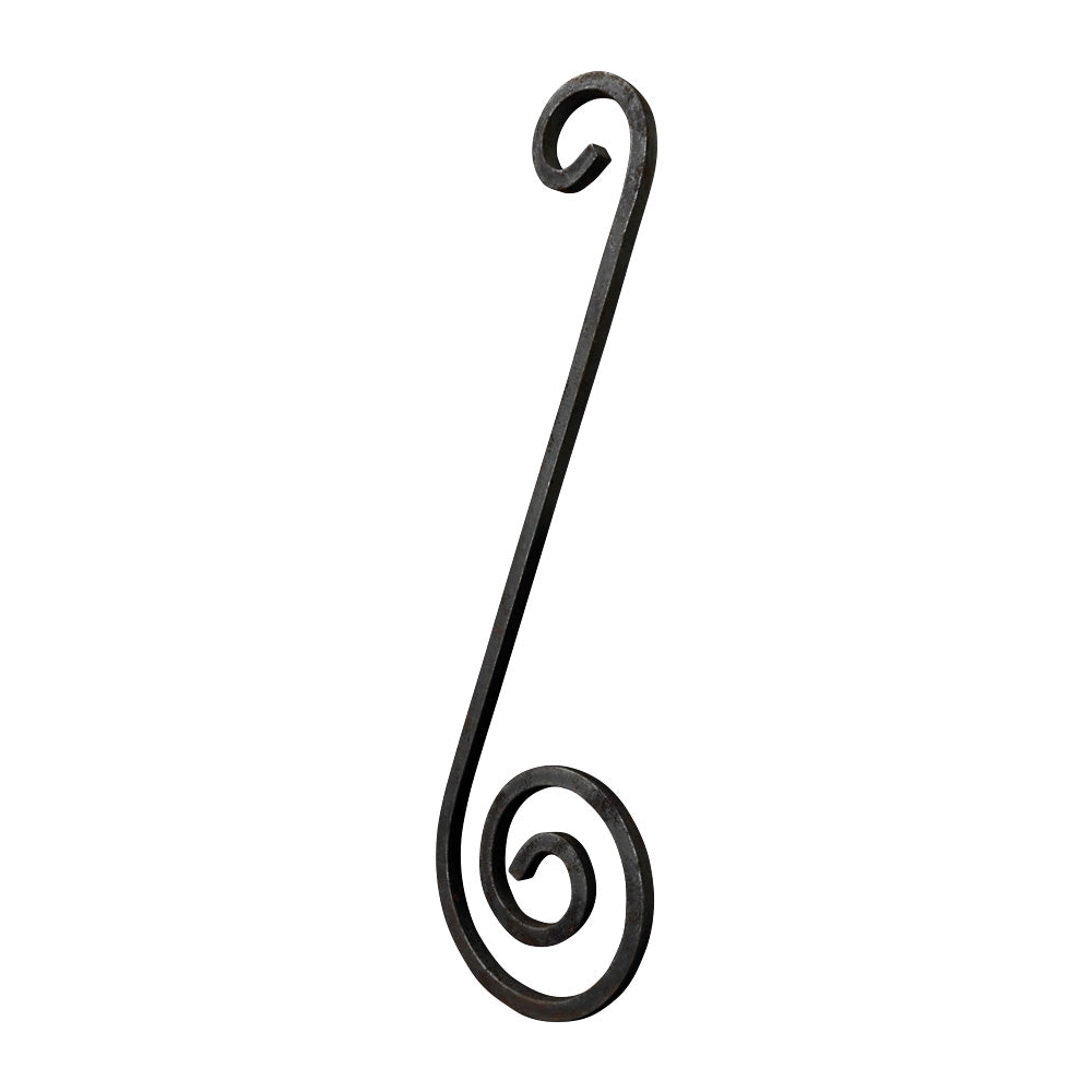SC5A Uneven S Scroll 100 x 355mm 8x8mm Square Bar