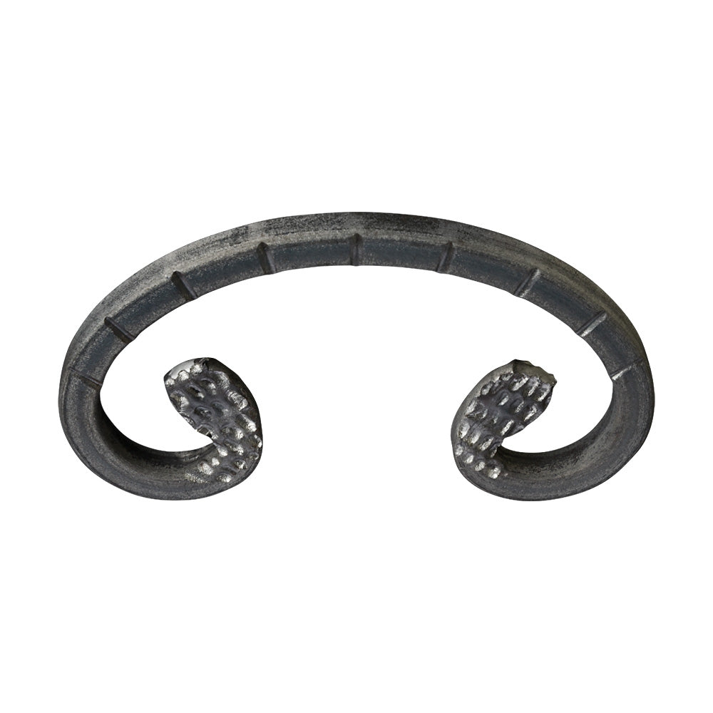 SCRZ2 C Scroll 122 x 75mm 8x8mm Square Grooved Bar
