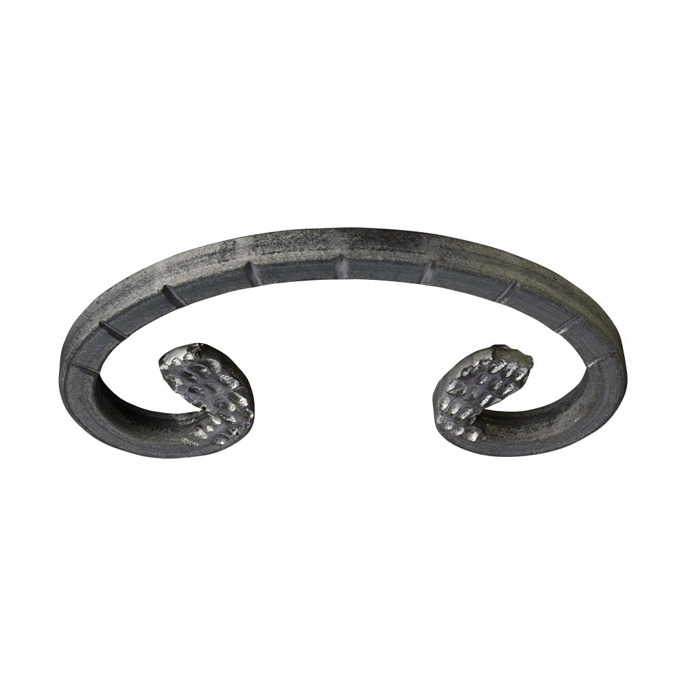 SCRZ2 C Scroll 122 x 75mm 8x8mm Square Grooved Bar