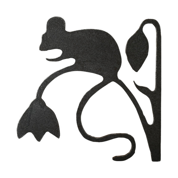 SILMOU2 Mouse On Flower Silhouette 215 x 220mm