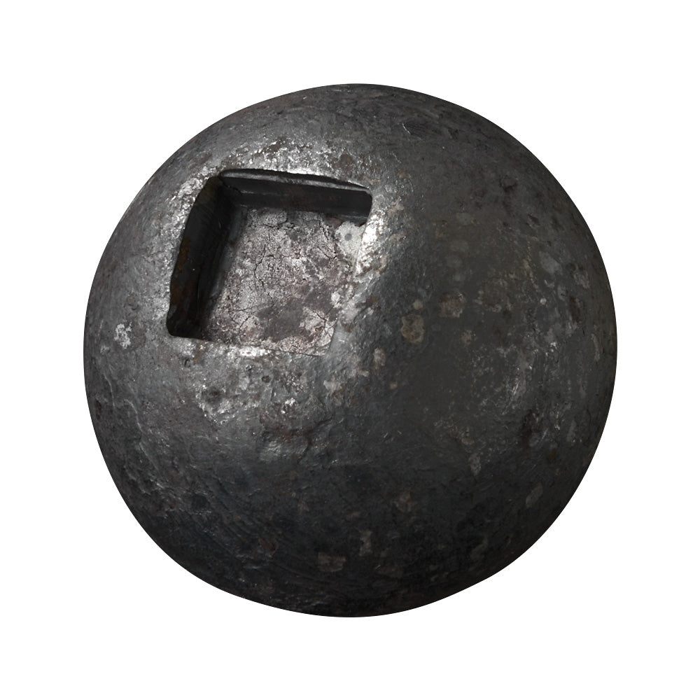 40mm Diameter Solid Sphere With Hole To Suit 12mm Square Bar