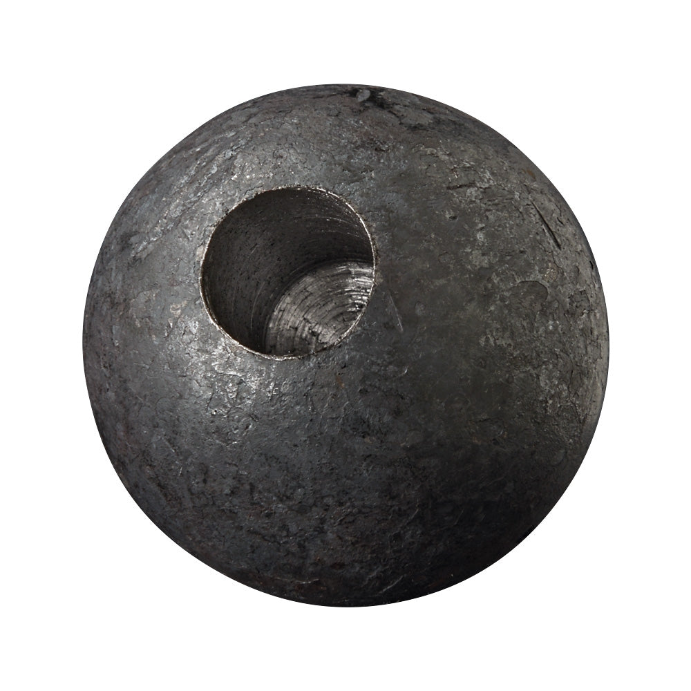 40mm Diameter Solid Sphere With Half Hole To Suit 12mm Round Bar
