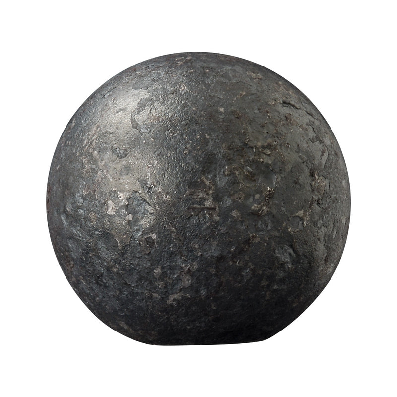 40mm Diameter Solid Sphere With Half Hole To Suit 16mm Round Bar