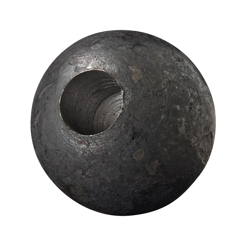 50mm Diameter Solid Sphere With Half Hole To Suit 16mm Round Bar