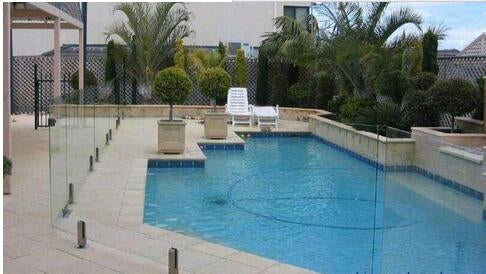 316 Stainless Steel Glass Spigot Round Base To Suit 8-15mm Glass