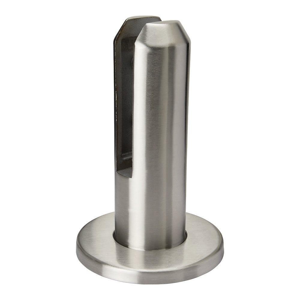 316 Stainless Steel Glass Spigot Round Base To Suit 8-15mm Glass