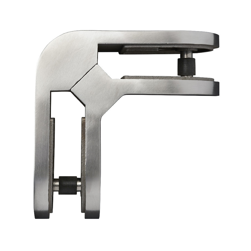 316 Stainless Steel Glass Clamp 90° To Suit 8mm & 10mm