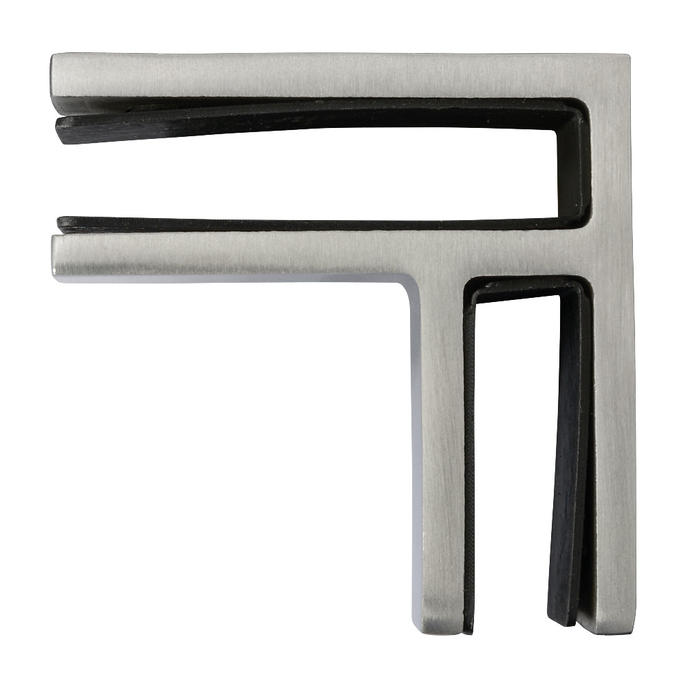 316 Stainless Steel Corner Glass Stiffener To Suit Up To 12mm