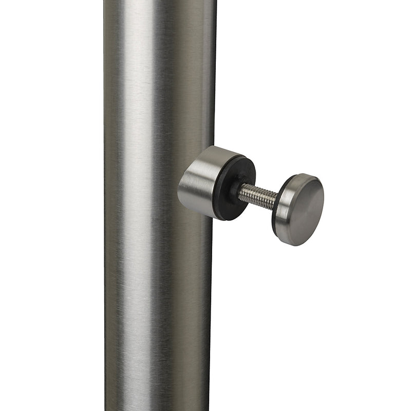 316 Stainless Steel 30mm Glass Holder To Suit 42.4mm Tube