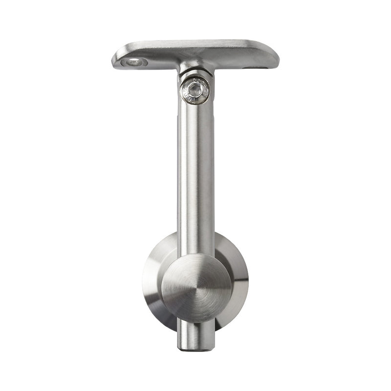 316 Stainless Steel Adjustable Handrail Glass Bracket 42.4mm