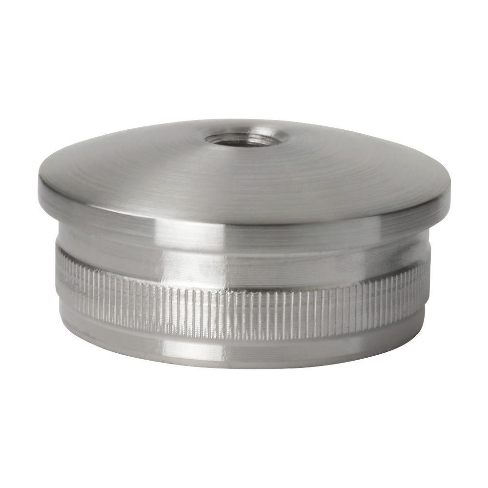 Radiused Curved End Cap With M8 Thread Hole To Suit 48.3 x 2.6mm Tube