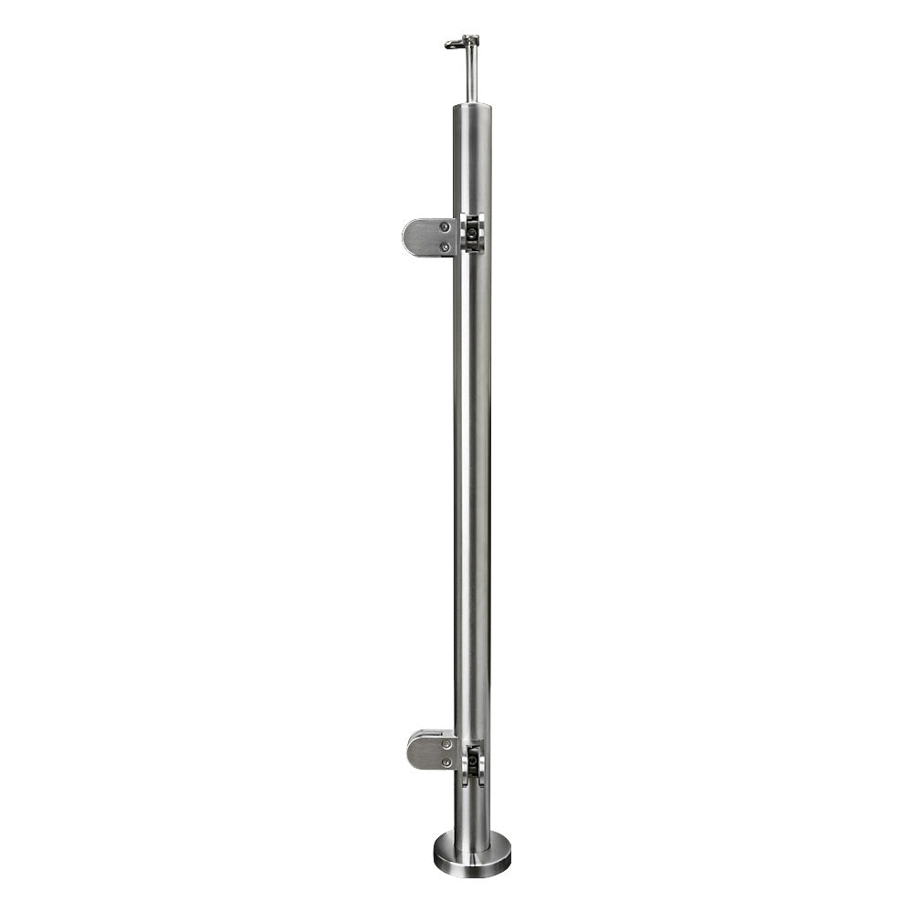 316 Stainless Steel Ready Made Glass Balustrade Kit Corner Post 48.3mm x 2.0mm