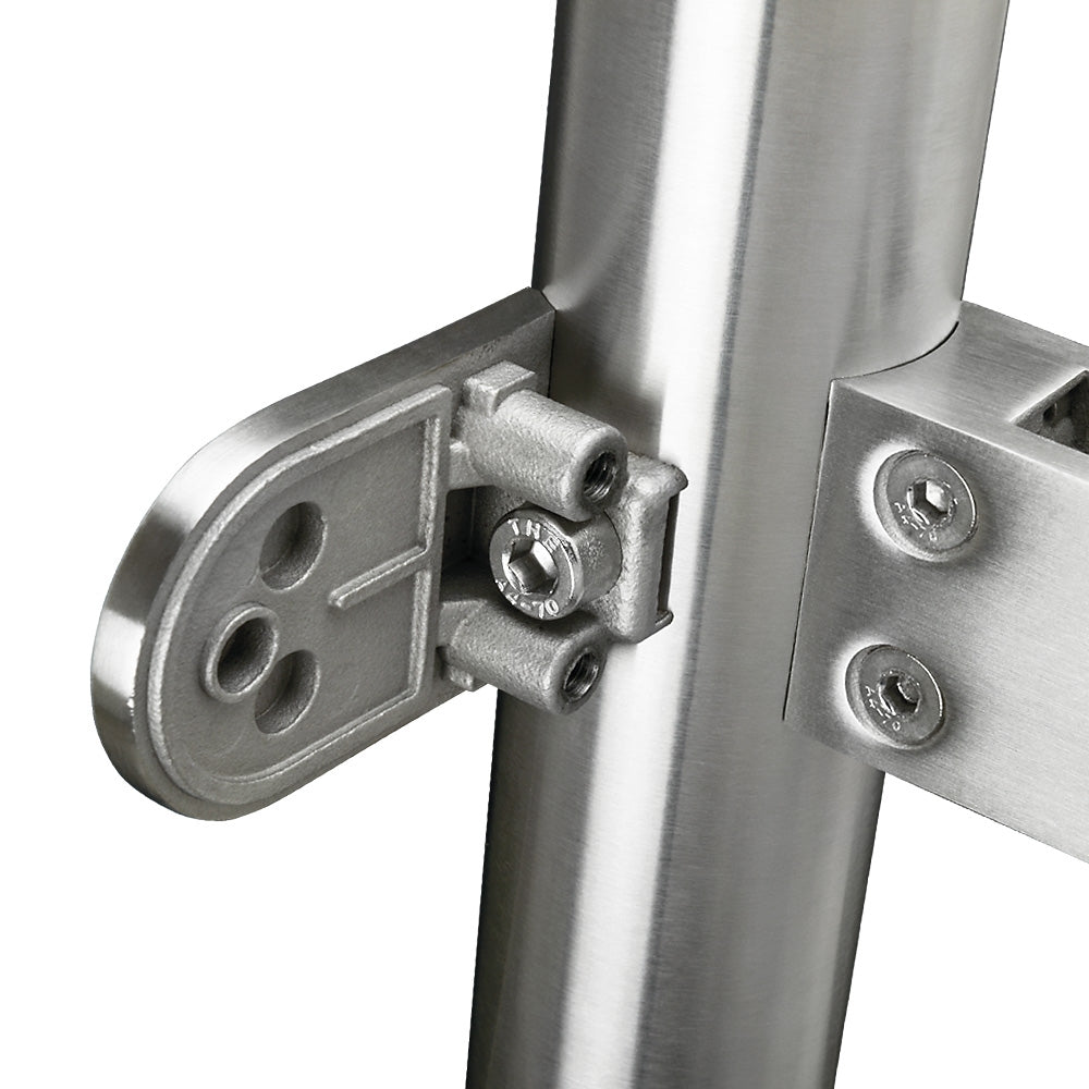 316 Stainless Steel Ready Made Glass Balustrade Kit Corner Post 48.3mm x 2.0mm