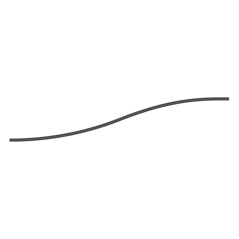 SW2308 30 x 8mm Plain Bar Sweep 2500 x 500mm Rise Rolled Hard Way