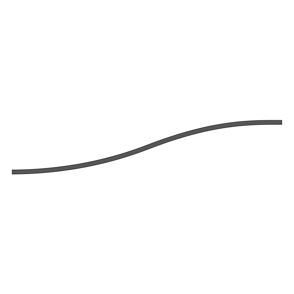 SW2408 40 x 8mm Plain Bar Sweep 2500 x 500mm Rise Rolled Hard Way