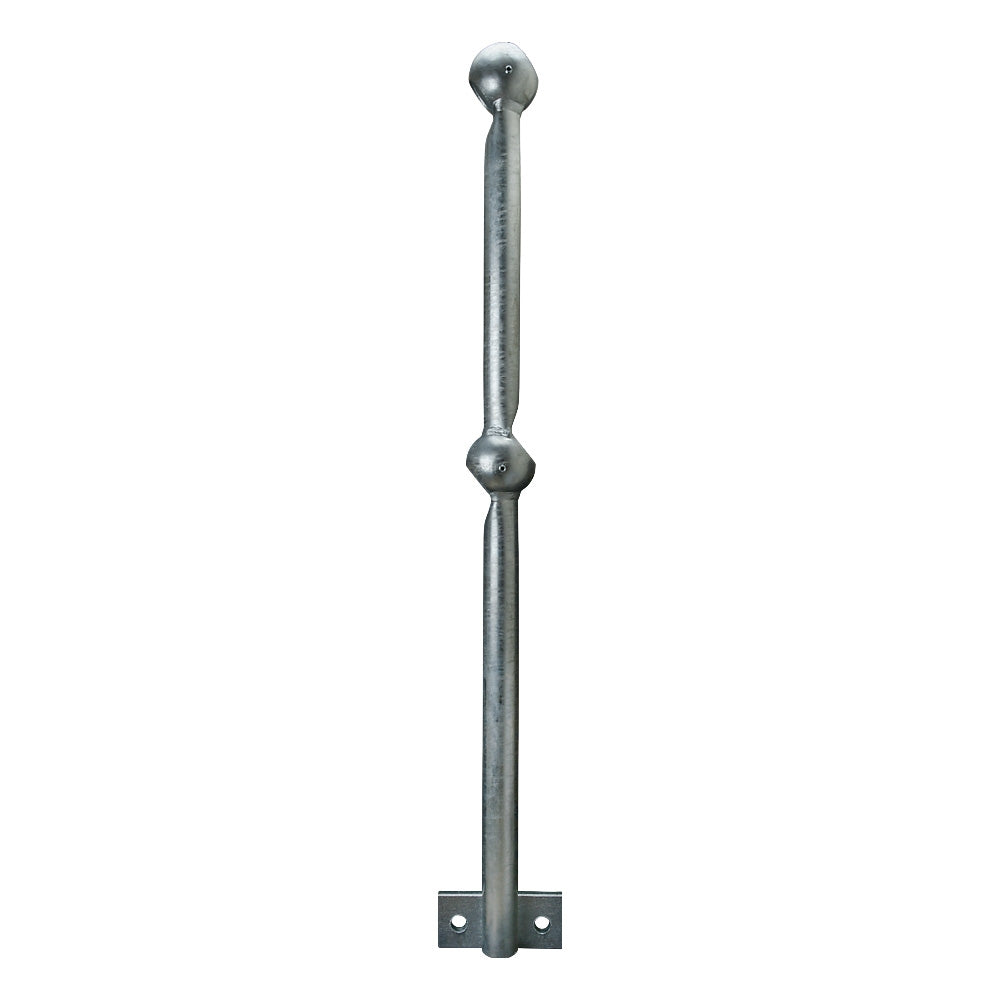 38° Rake Side Palm Right Hand To Suit 42mm Tube 450mm Centres Galvanised