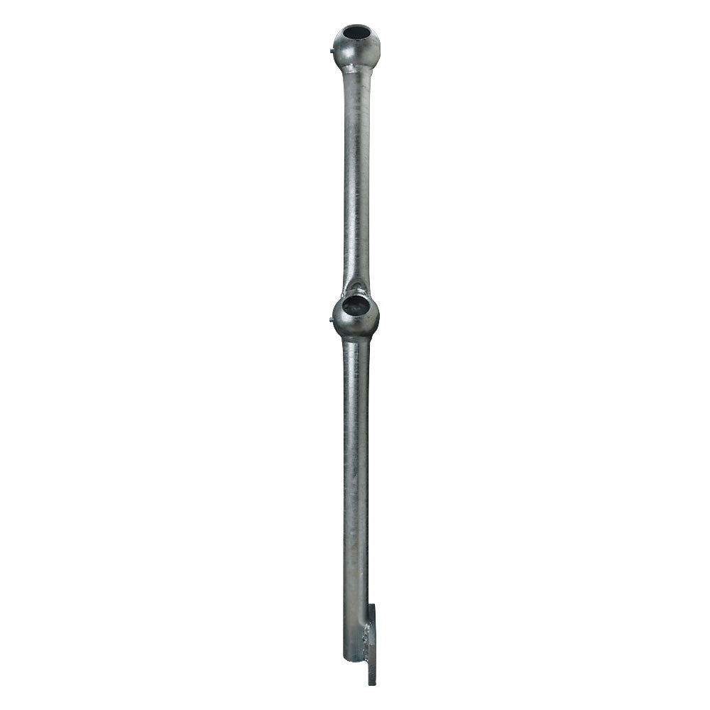 38° Rake Side Palm Right Hand To Suit 42mm Tube 450mm Centres Galvanised