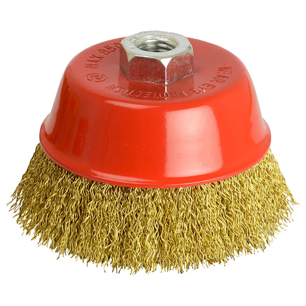 Wire Cup Brush 100mm Crimped