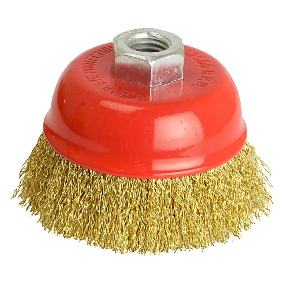 Wire Cup Brush 75mm Crimped