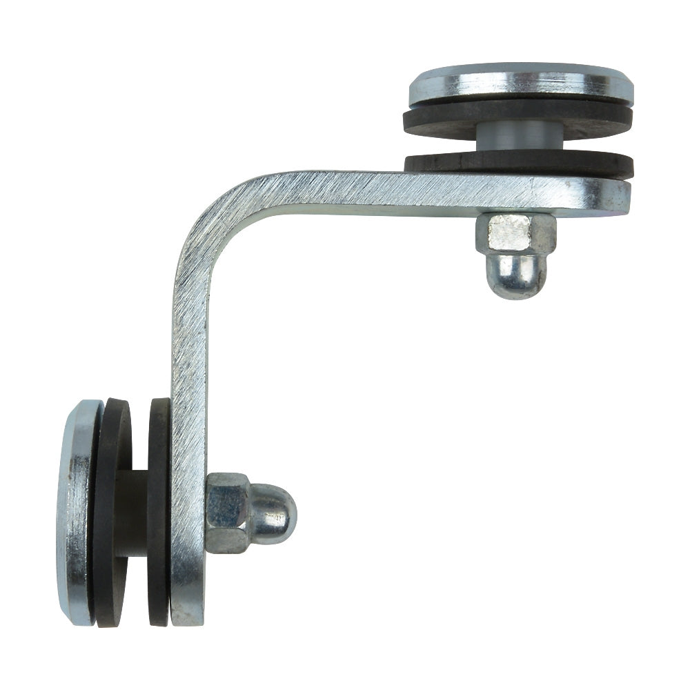 Mild Steel External Corner Weld On Glass Clamp 80 x 40 x 6mm