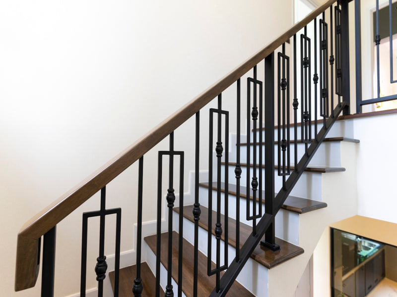Iron Spindles For Stairs Interior How To Install Iron Balusters