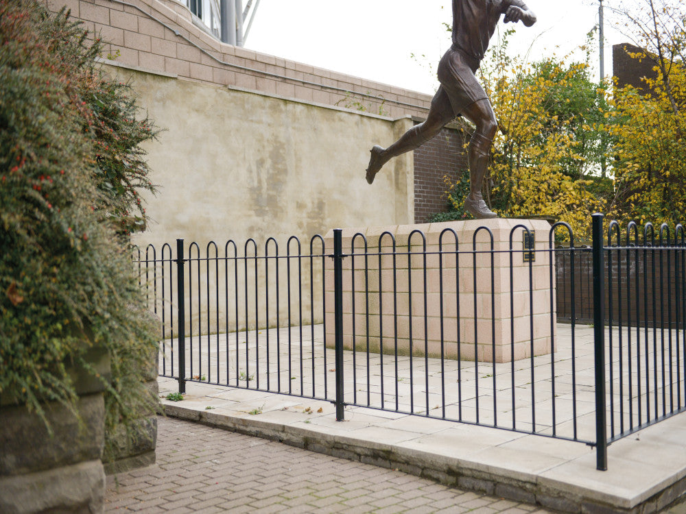 Custom Fabrication Fencing in Local Park around a Statue