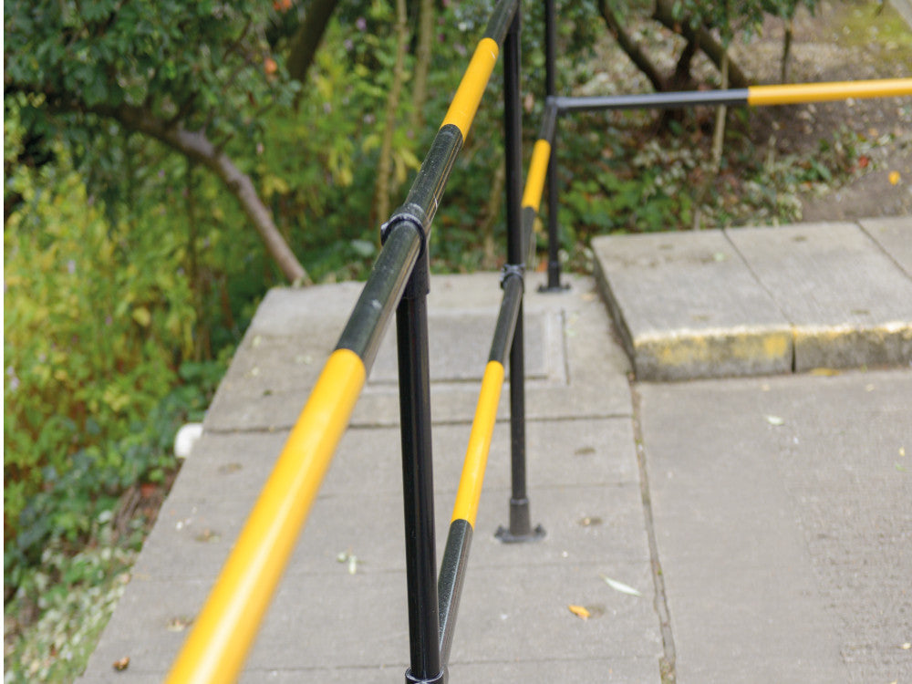 Powder Coated Tubing in Yellow and Black